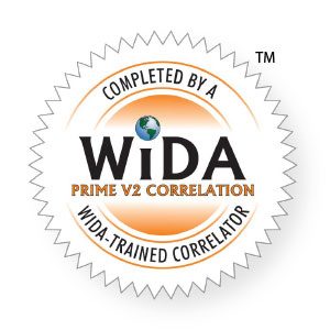 WIDA Prime v2 Correlation WIDA Prime v2 Correlation logo.
