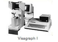 Visagraph 1 instrument for measuring eye movement while reading