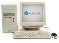 Desktop Computer Reading Plus program on a desktop computer